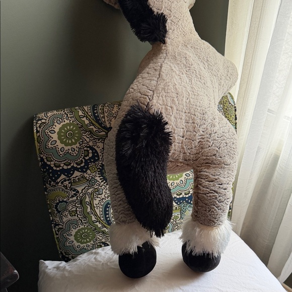 Plush Grey Stuffed Horse - Picture 4 of 8